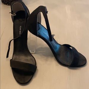 Tony Bianco Lucite Clear Heel Sandals